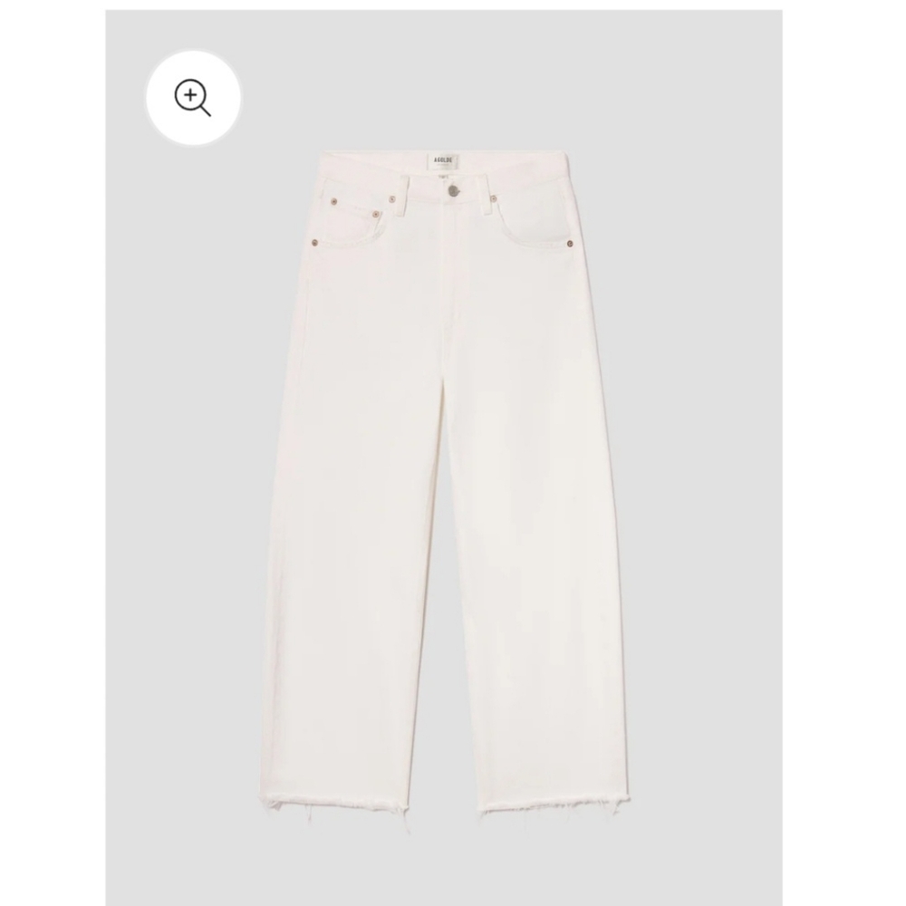 Agolde Luna Frayed Hem Jeans